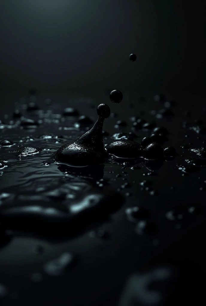 thick black liquid