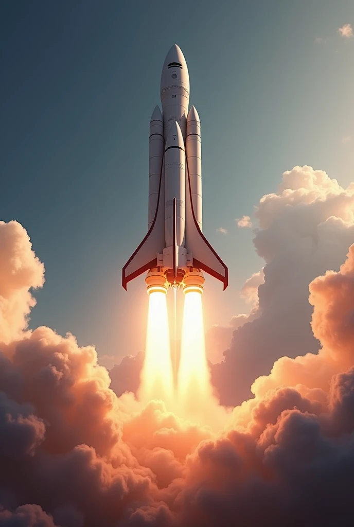 Create an animation of a ship taking off 