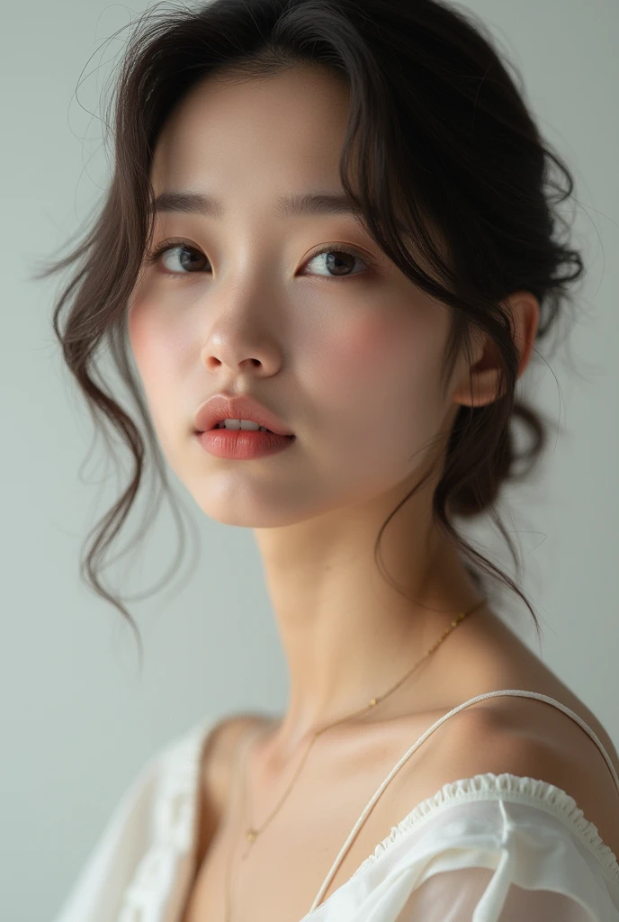 realistic ,Masterpiece, best quality, girl, woman, height, Portrait, photograph_light, {{}}, Ulzzang-6500-v1.1:0.9