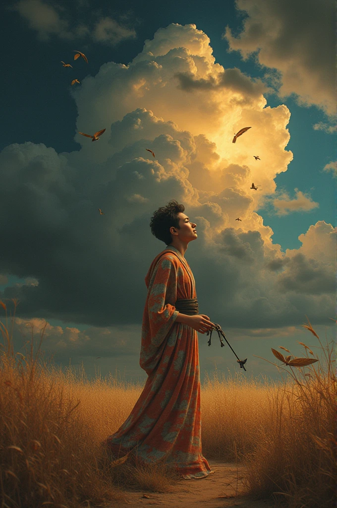 Make an unrealistic image about the book Pedro Paramo