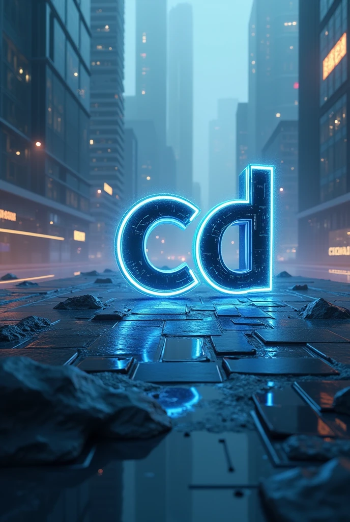 Technological style image with the text "CD good practices" 