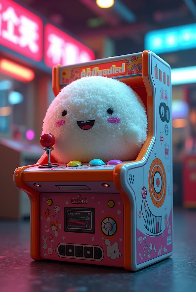 Onigiri in arcade shape