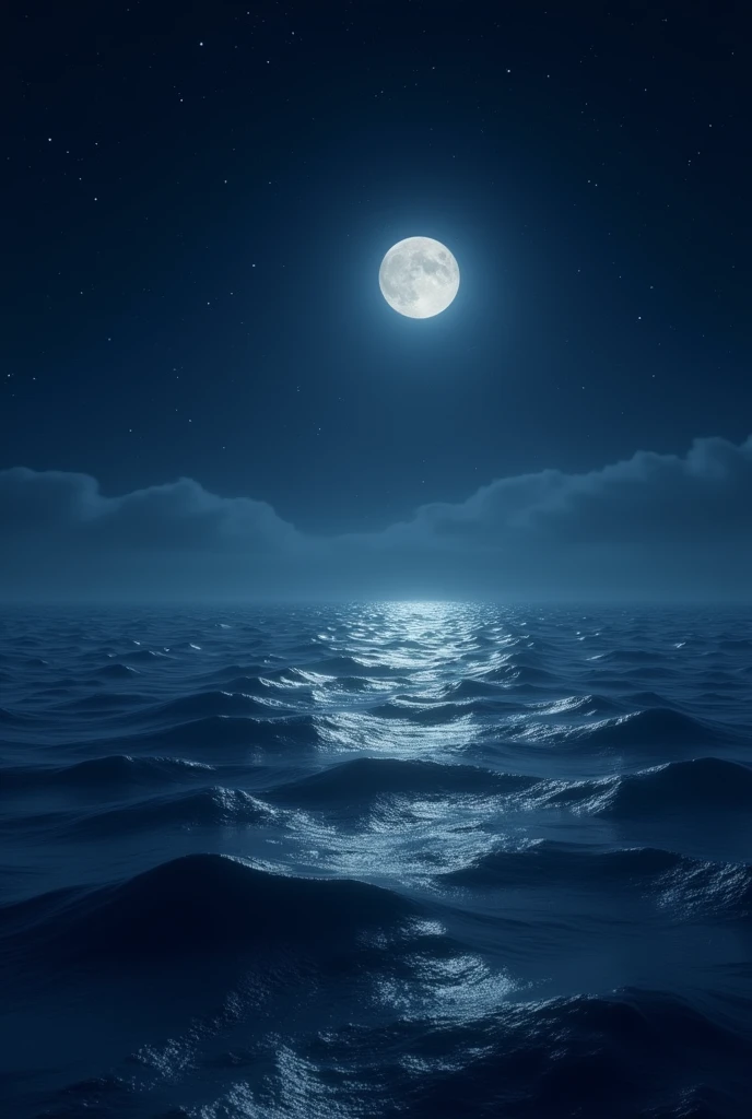 A ocean on night