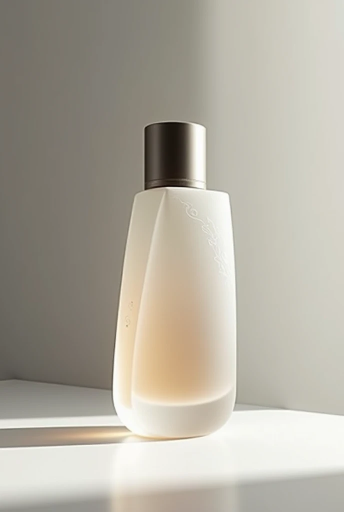 Hair oil bottle that looks expensive and interesting