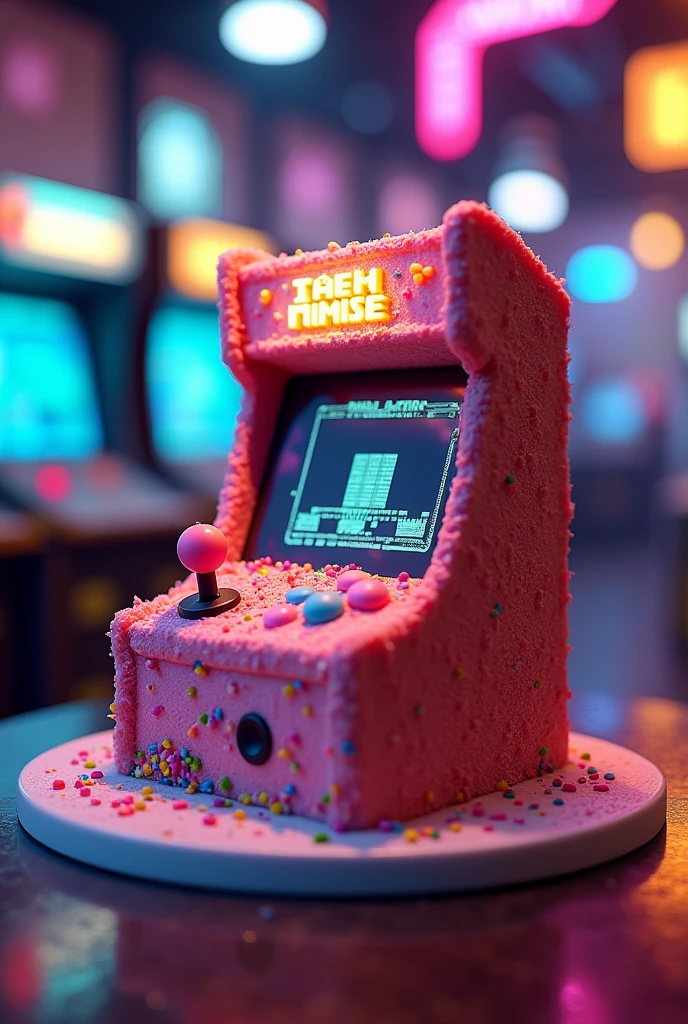 Arcade theme shot cake