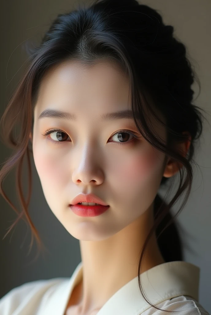 Face of a Chinese woman