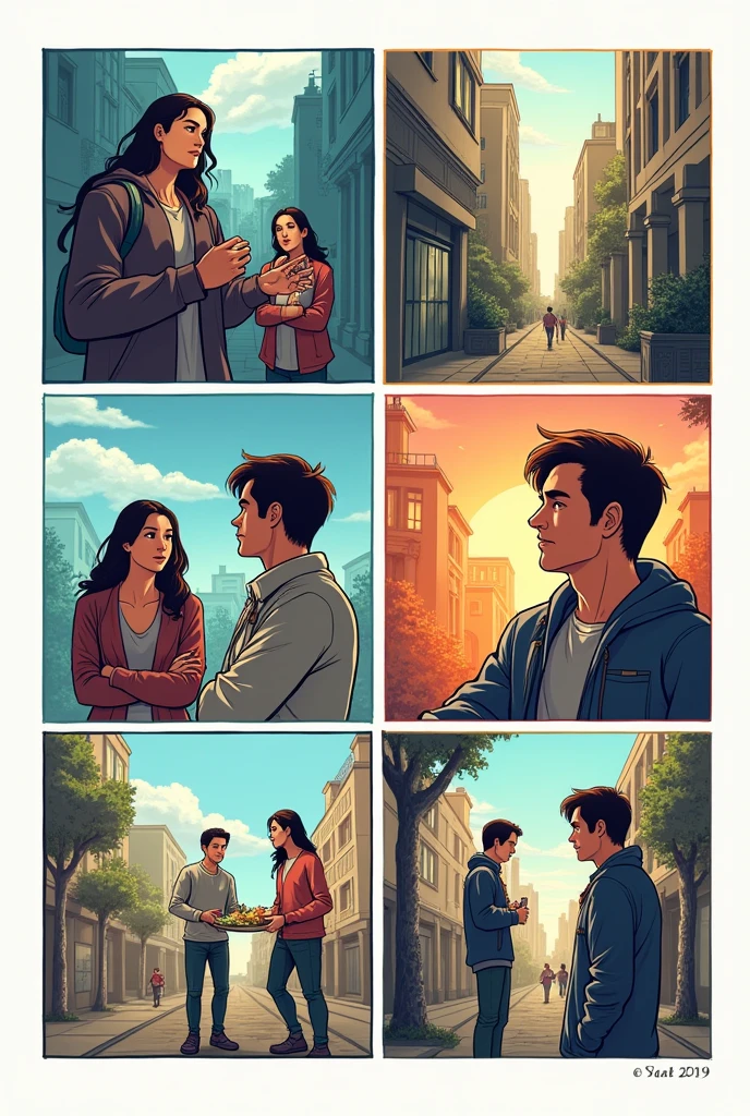 6 comics without dialog in the balloons

