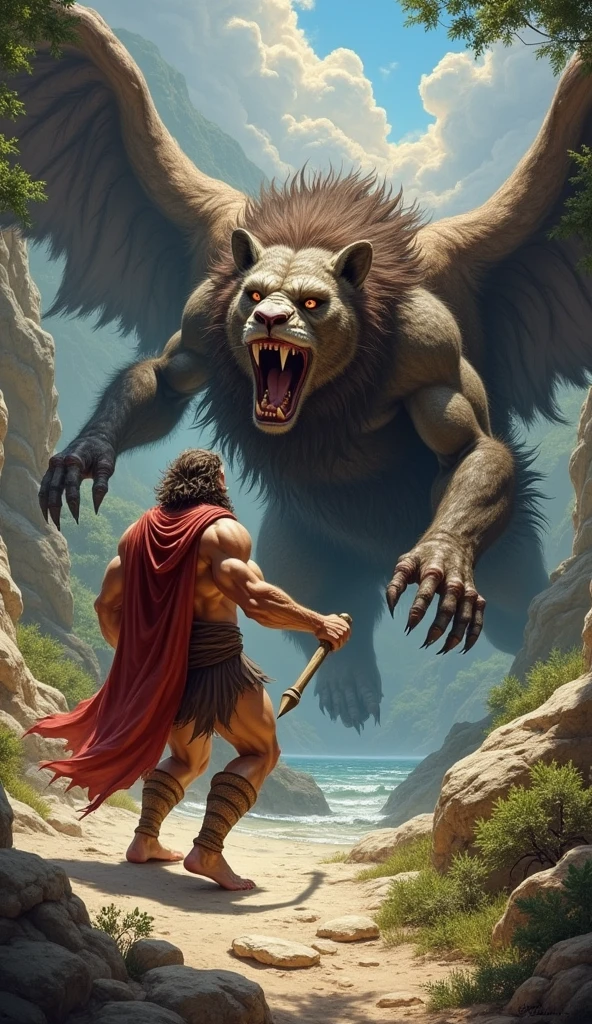 Herakles, as part of his Twelve Labors, was tasked with defeating the creature.