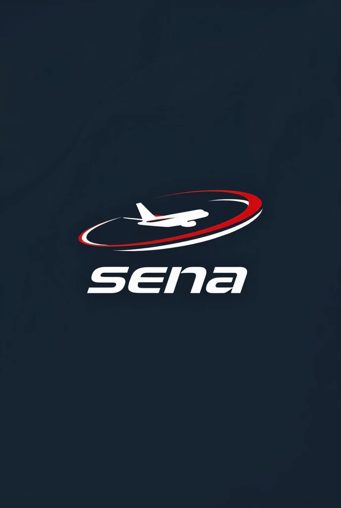 Create a logo for an aircraft maintenance group, It could be a plane in the background highlighting its great impact, or something creative. And that it has the precise name of SENA