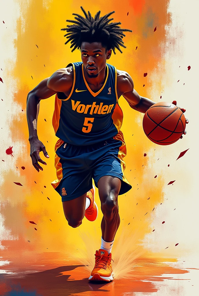 Side lighting, Sony A7, Dark, Canon RF, 80mm, three colors, Nikon d850, Canon R5, Grotesque Dried Zulu portrait, Playing Basketball, Dynamic pose, Incredibly Detailed hair, Angry, telephoto lens, Candle light, Kodak portra 800