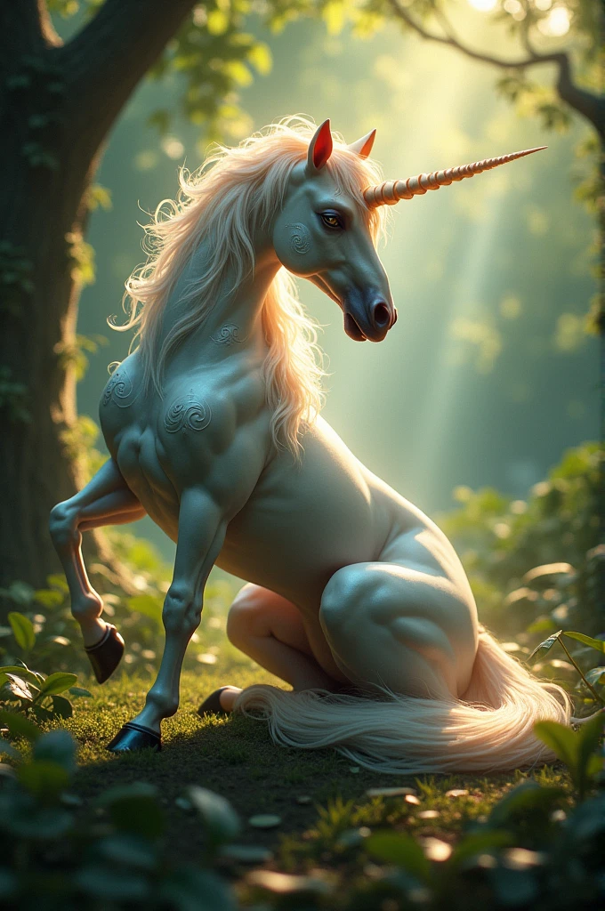 Sexy sucking unicorn
