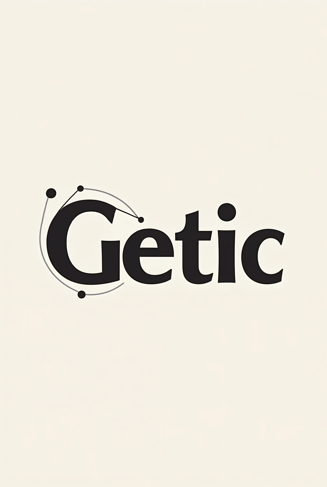Create a stylish logo WITH the name GETIC