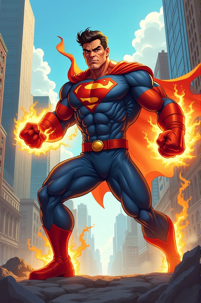 Super fighter cartoon