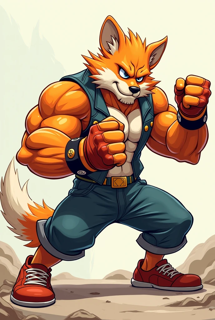 Cartoon fighter