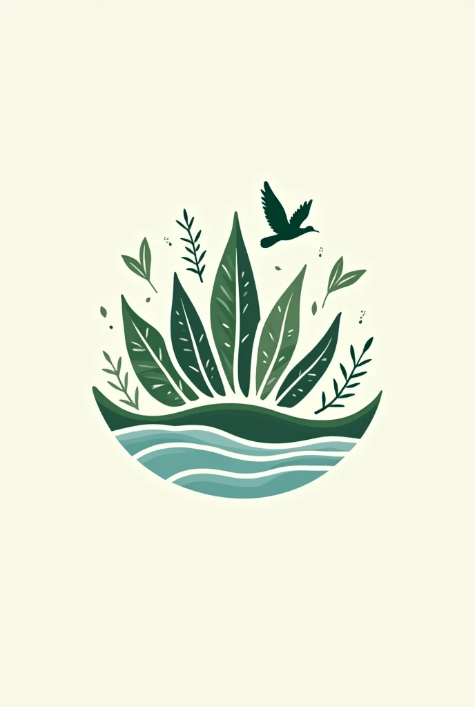 Make a small image for an environmental management commission logo, that the image is detailed and allusive to the environment