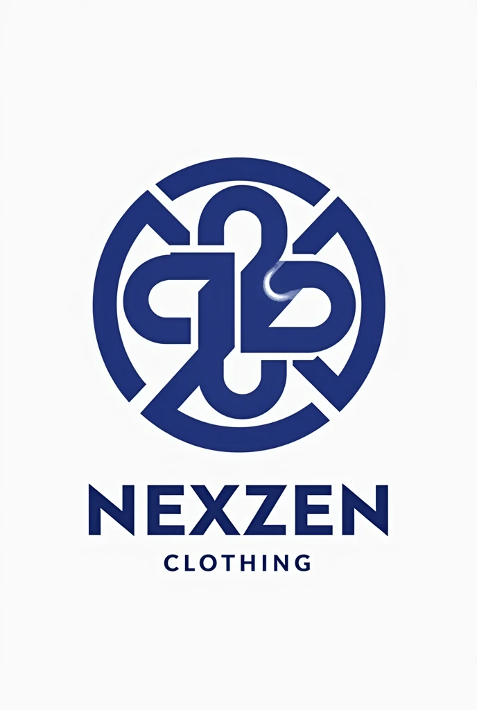 CREATE A BRAND LOGO WITH THE NAME "nexzen CLOTHING". THE LOGO IS STYLIZED TEXT WITH THE LETTER "N" ,"Z"AND "z" INTERWINED, FORMING A LARGR ,CIRCULAR DESIGN .THE TEXT "CLOTHING"IS WRITTEN BELOW IN SMALLER ,ITALICIZED LETTER . THE OVERALL DESIGN IS IN A BOLD ,MODERN FONT. Royal logo