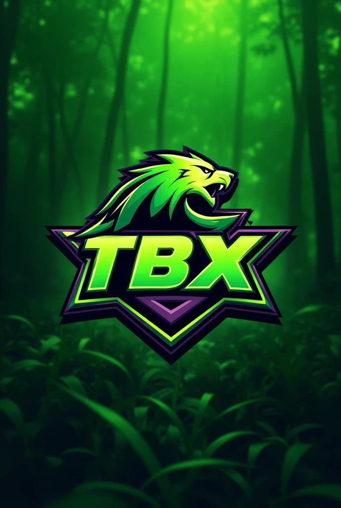 something green that says TBX like it&#39;s an esports logo with an animal 

