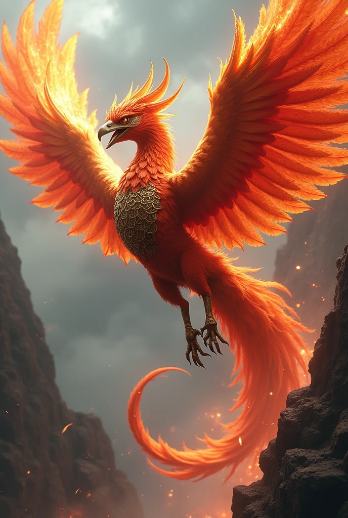 an armored phoenix
