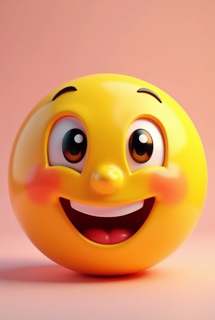 Smiling emoji photo 