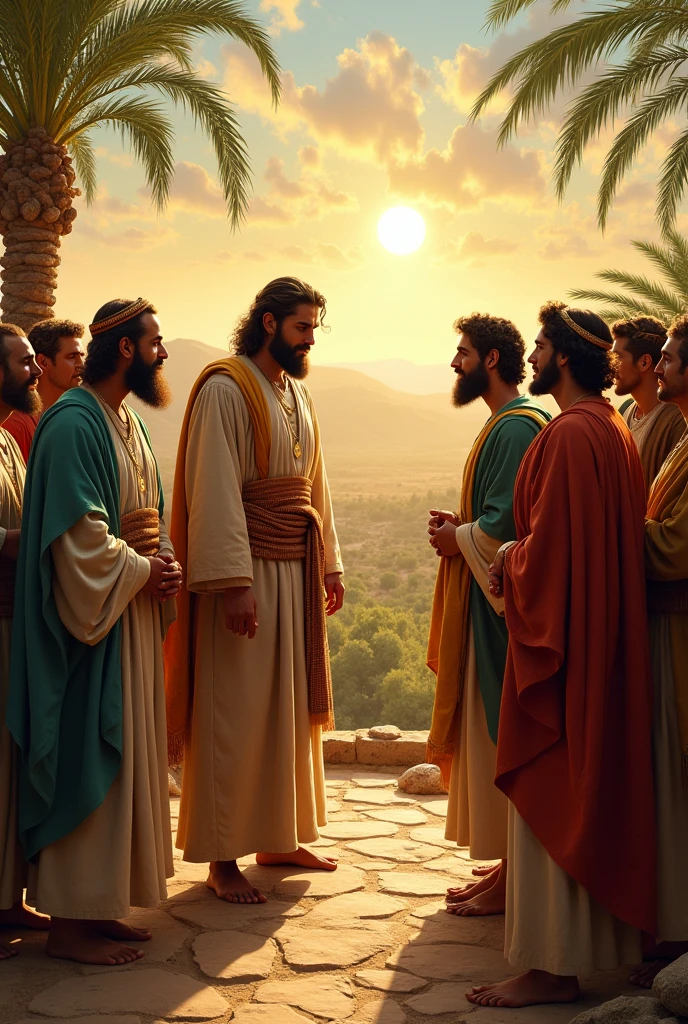 Biblical character Joseph's brothers ask him for forgiveness