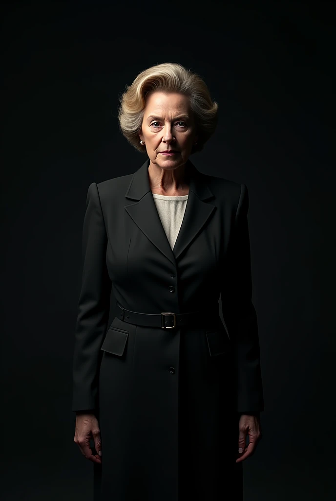 Iron Lady black background 
