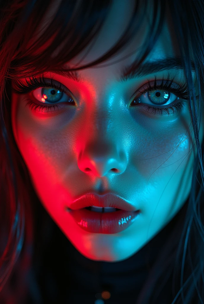 beautiful detailed eyes, beautiful detailed lips, extremely detailed eyes and face, long eyelashes, 1girl, sexy, hot, game protagonist, intricate details, fantasy, sci-fi, cinematic lighting, glowing skin, volumetric lighting, chiaroscuro, dramatic shadows, dramatic highlights, vibrant colors, rich textures, highly detailed, photorealistic, 8k, HDR, hyper detailed, exquisite, masterpiece