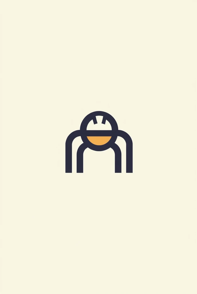 a simple logo for a construction company