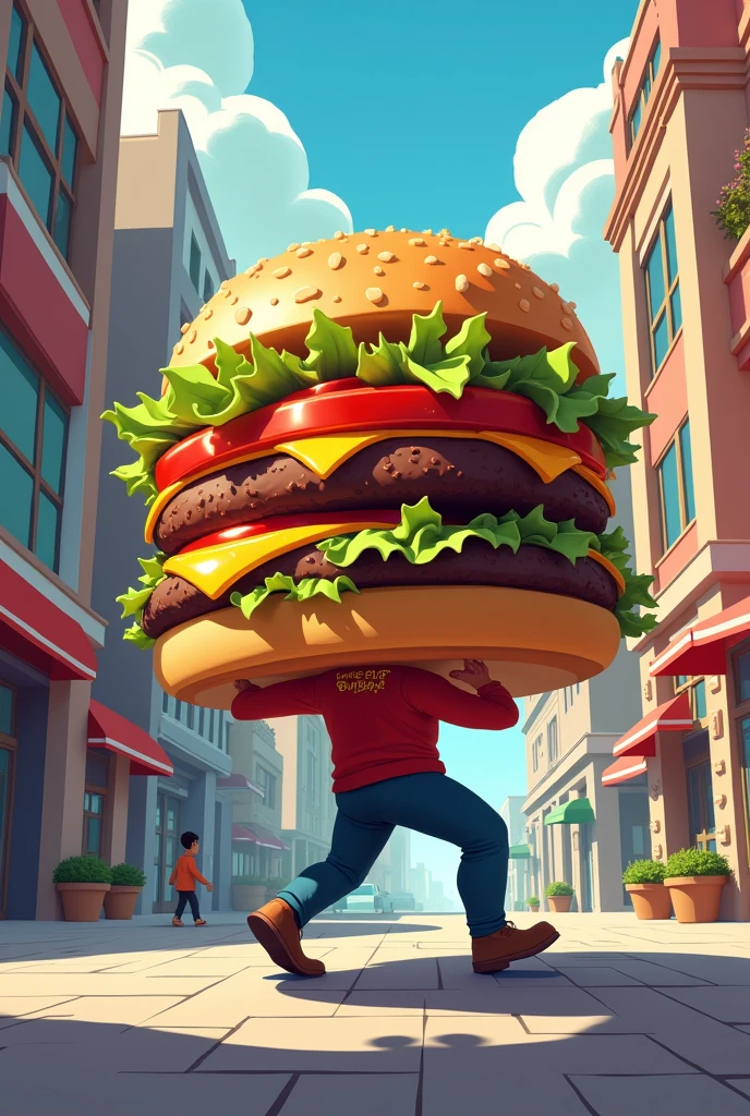 Delivery con el nombre de Big Burger