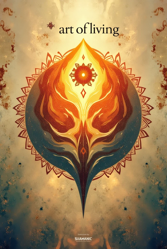 Logo for shamanic crafts store written " Art of living"