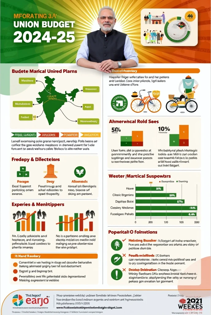 Make a union budget 2024-25 flyer