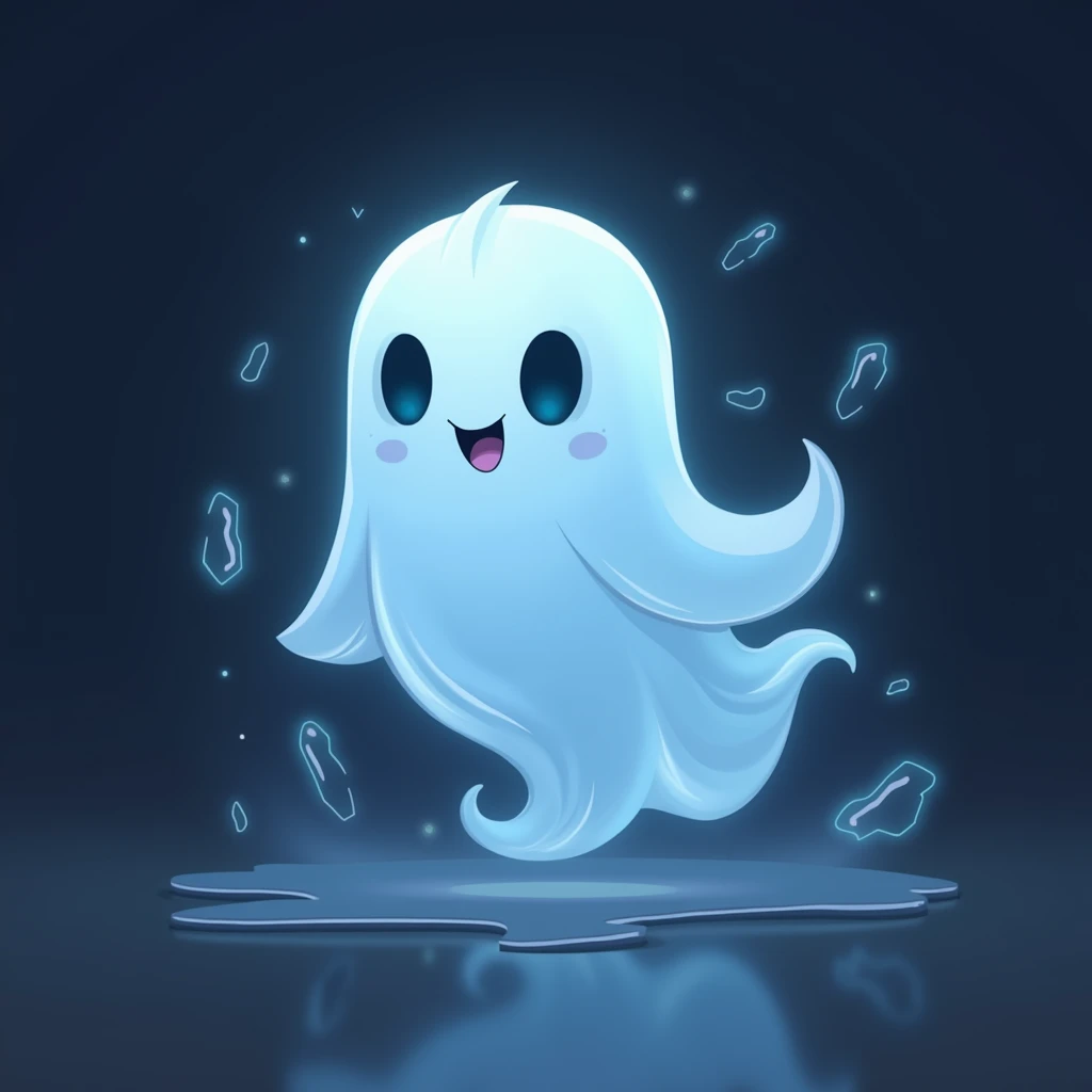 MASCOT LOGO FOR TEAM OF "MP OFFICIAL" GHOST ANIMATE 
