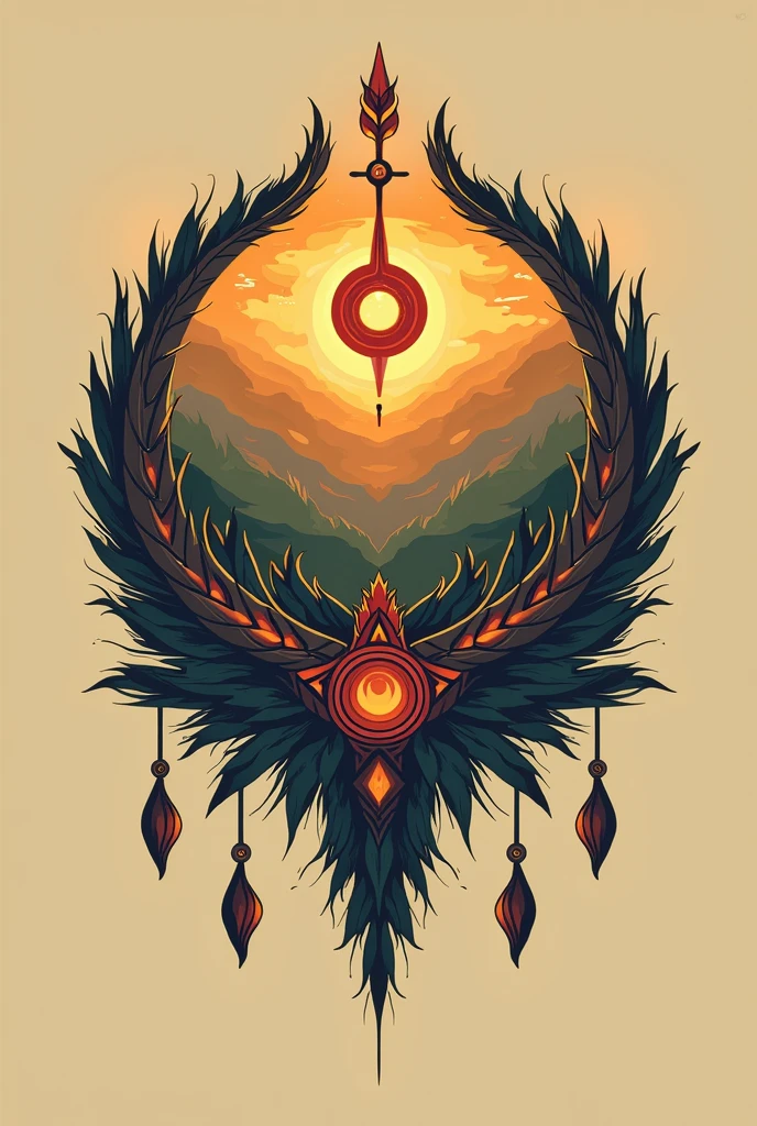 Logo for shamanic crafts store written " Art of living"