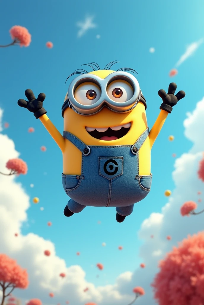 Minion flying