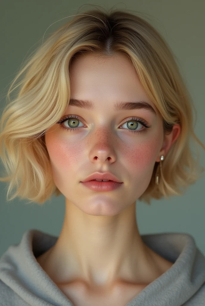 blond guy with bob and green eyes with soft chin not big nose and medium eyes with thin lips 1 portrait