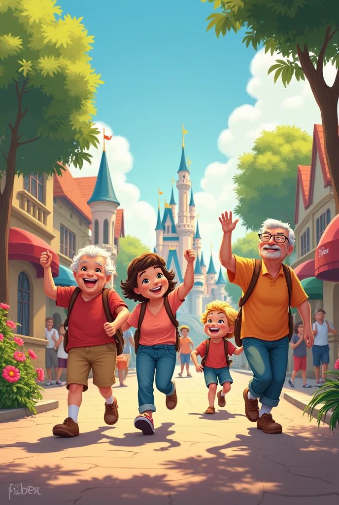 Disney-like image for Senior Citizens' Day