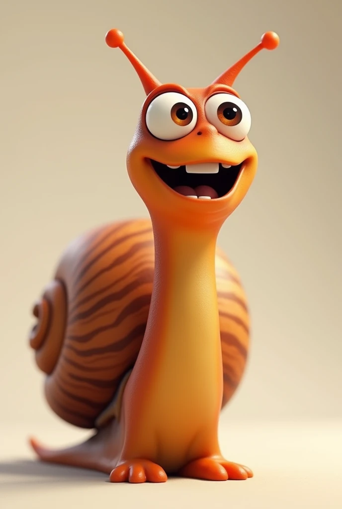 snail from the movie turbo, I want it identical to the original, and that he is speaking