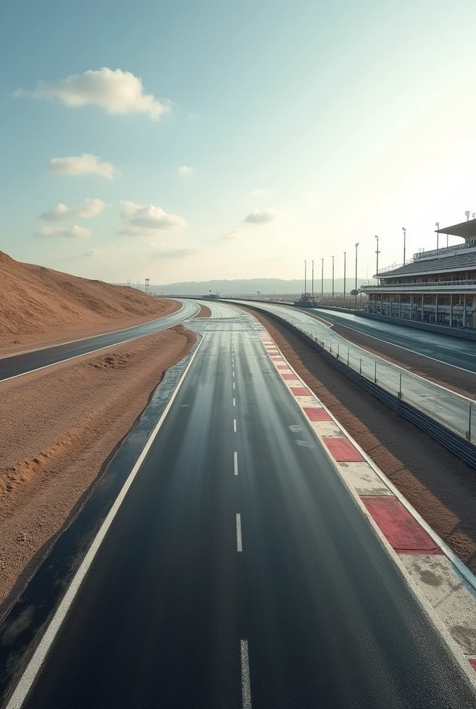 race track, no persons