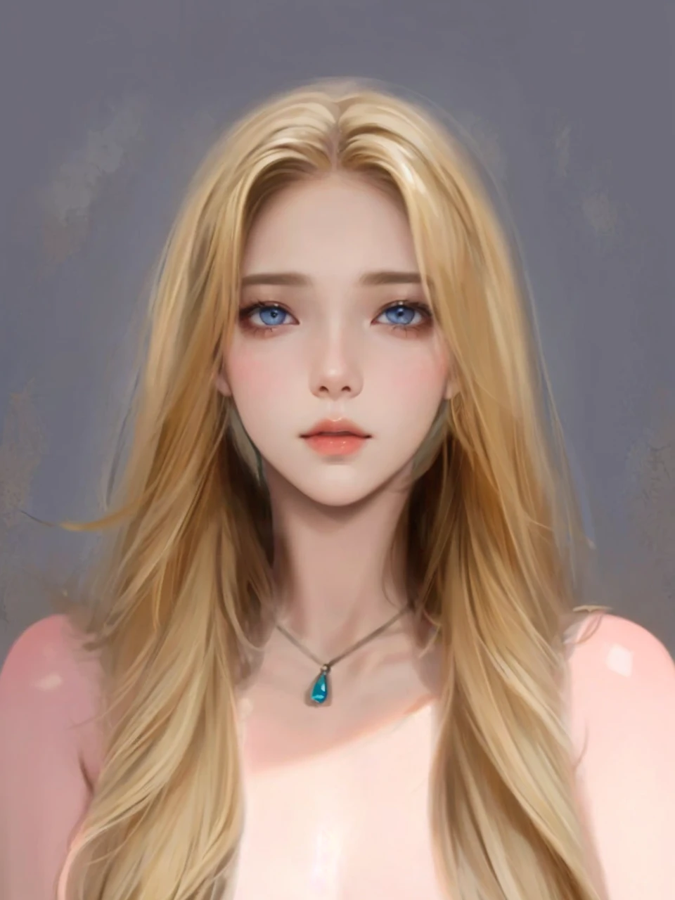 Beautiful female model with blonde hair, Hair with slight highlights, Gray-blue eyes, Medium mix, Wet paint, Gem beetle, Colored background, , Photographed by Jinna Chan.. - At six p.m.&#39;clock,Big tits,body