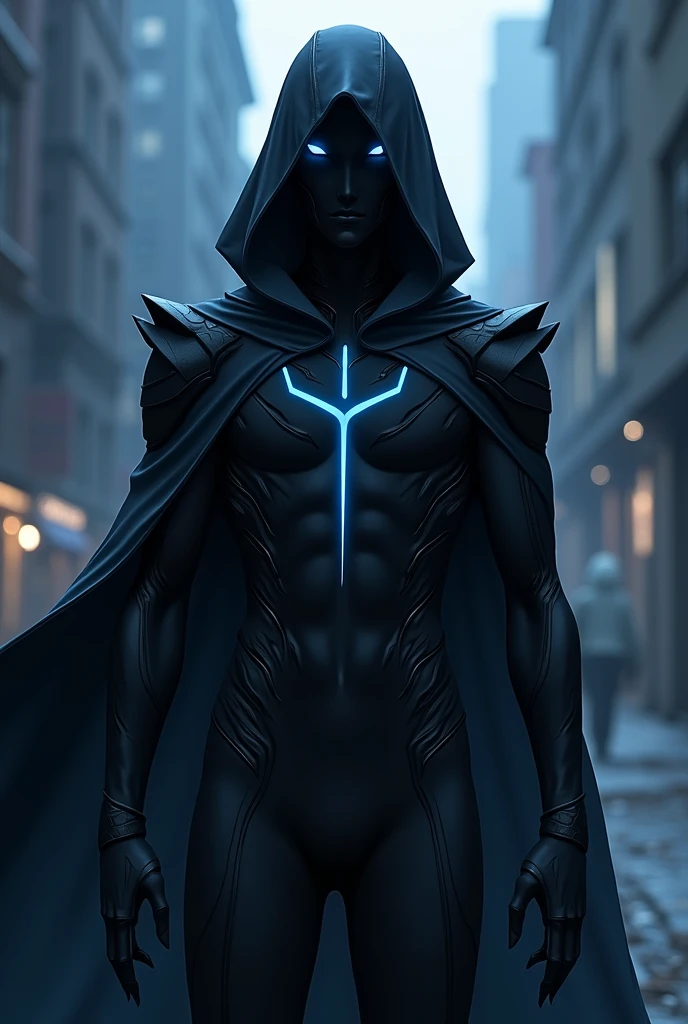 Can you create me a villain costume for Izuku Midoriya, a new and unique and cool one, his villain name will be the Night Whisper