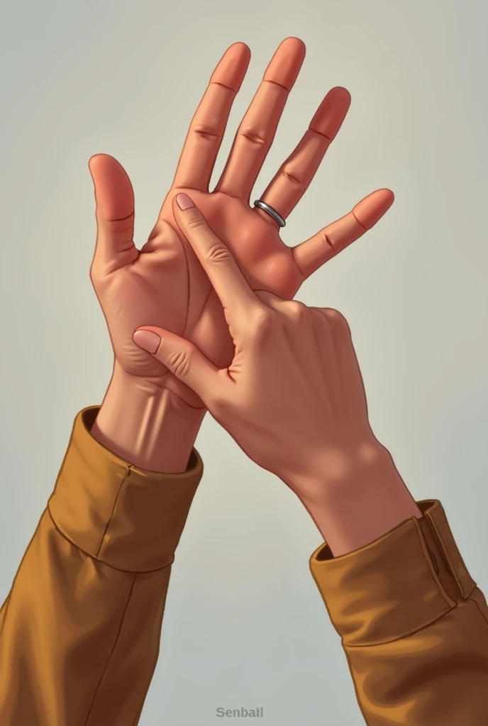 Good morning in Colombian sign language
