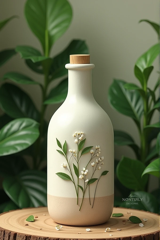 Oil bottle that seems organic
