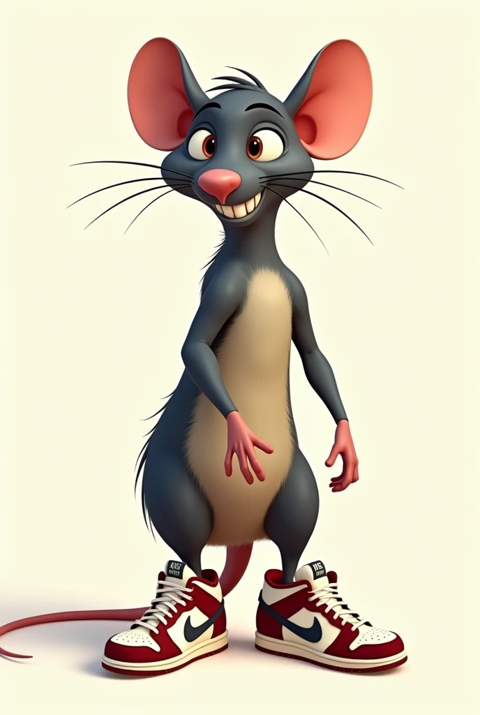 the rat from ratattouill with nike sneakers