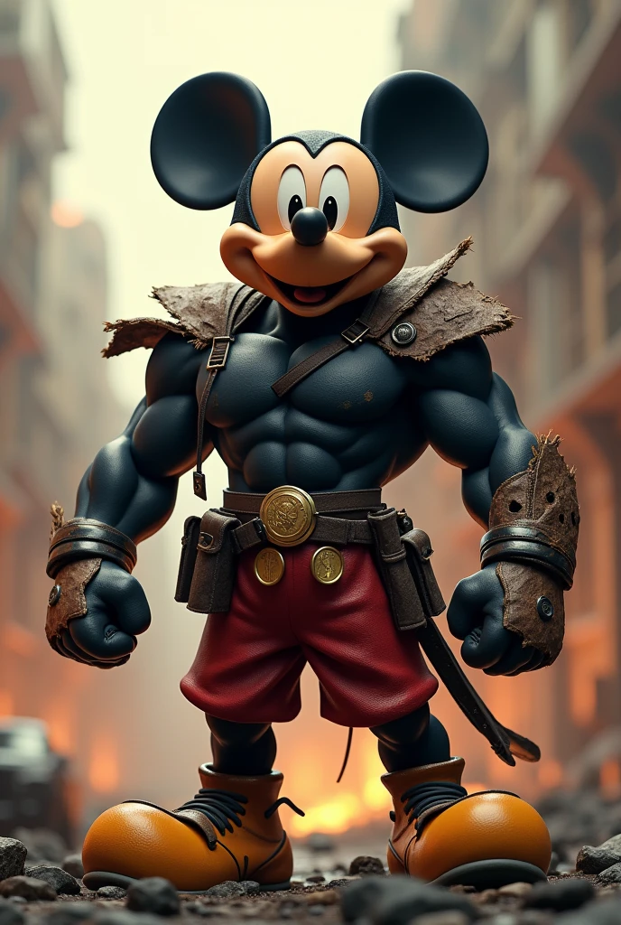 generate strong mickey mouse image