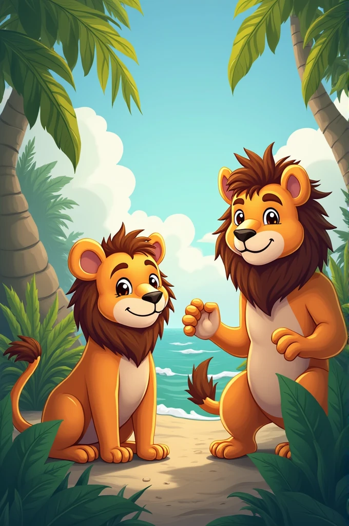 Come and join the animal crew,  
They’ll sing and dance with you.  
From the jungle to the sea,  
There’s a world of fun and glee!  
Animals, animals, let’s all play,  
Together every day!