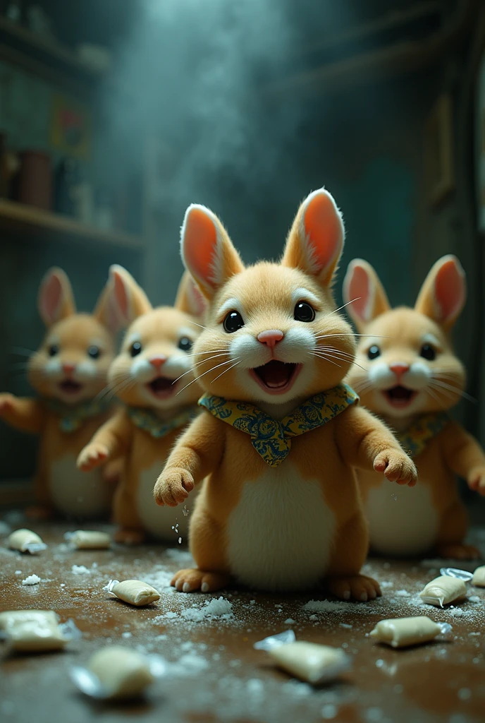 sylvanian families doing coke