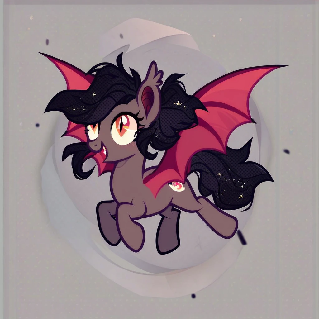 score_9, score_8_up, score_7_up, score_6_up, score_5_up, score_4_up, show accurate, full body, feral pony, female pony, beautiful appearance, original character, bat