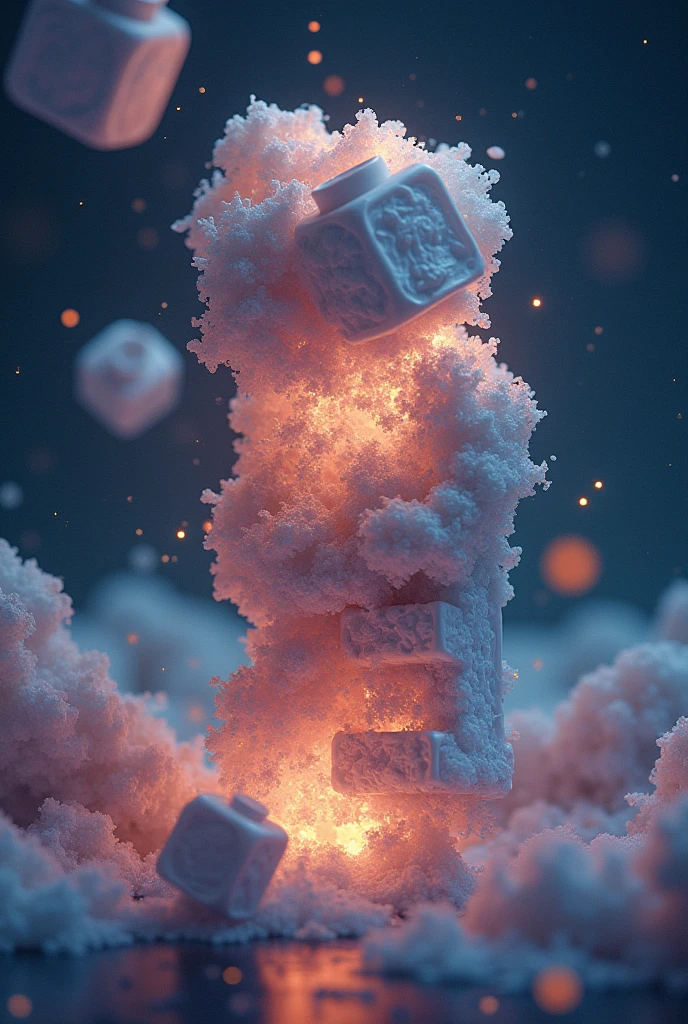 create a logo with the lego brand and make the concept surreal
