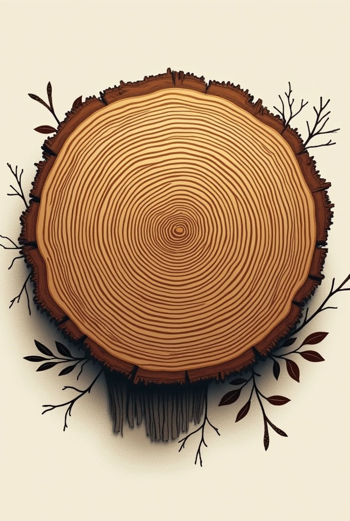 Wood Oak Architecture Crafts Annual Rings Nature Logo