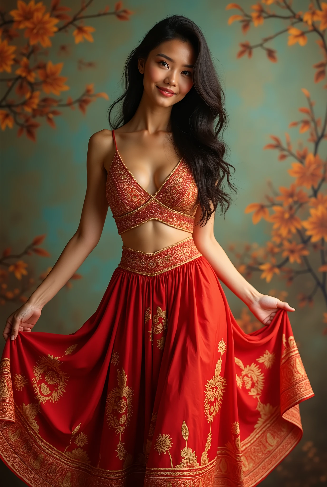 Malay women sexy skirt