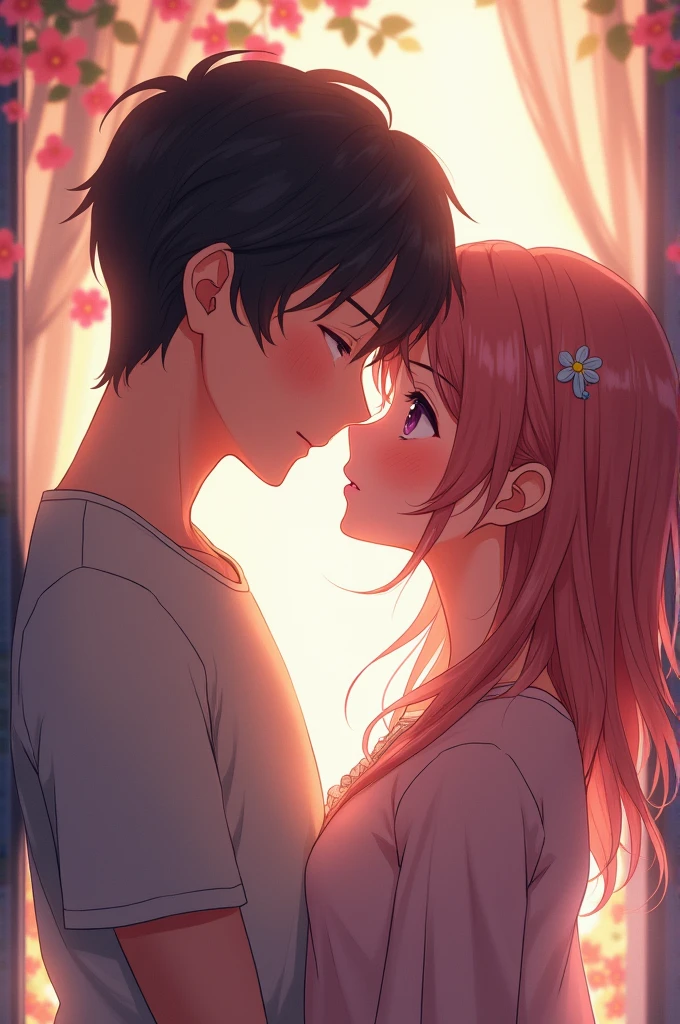 Me kissing a anime girl